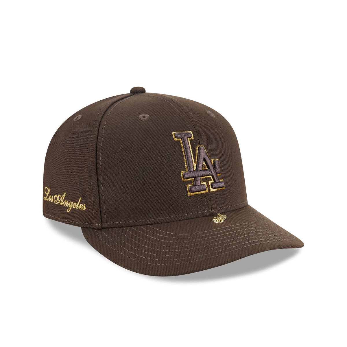 Los Angeles Dodgers Walnut Gold Detail 59FIFTY Fitted Hat