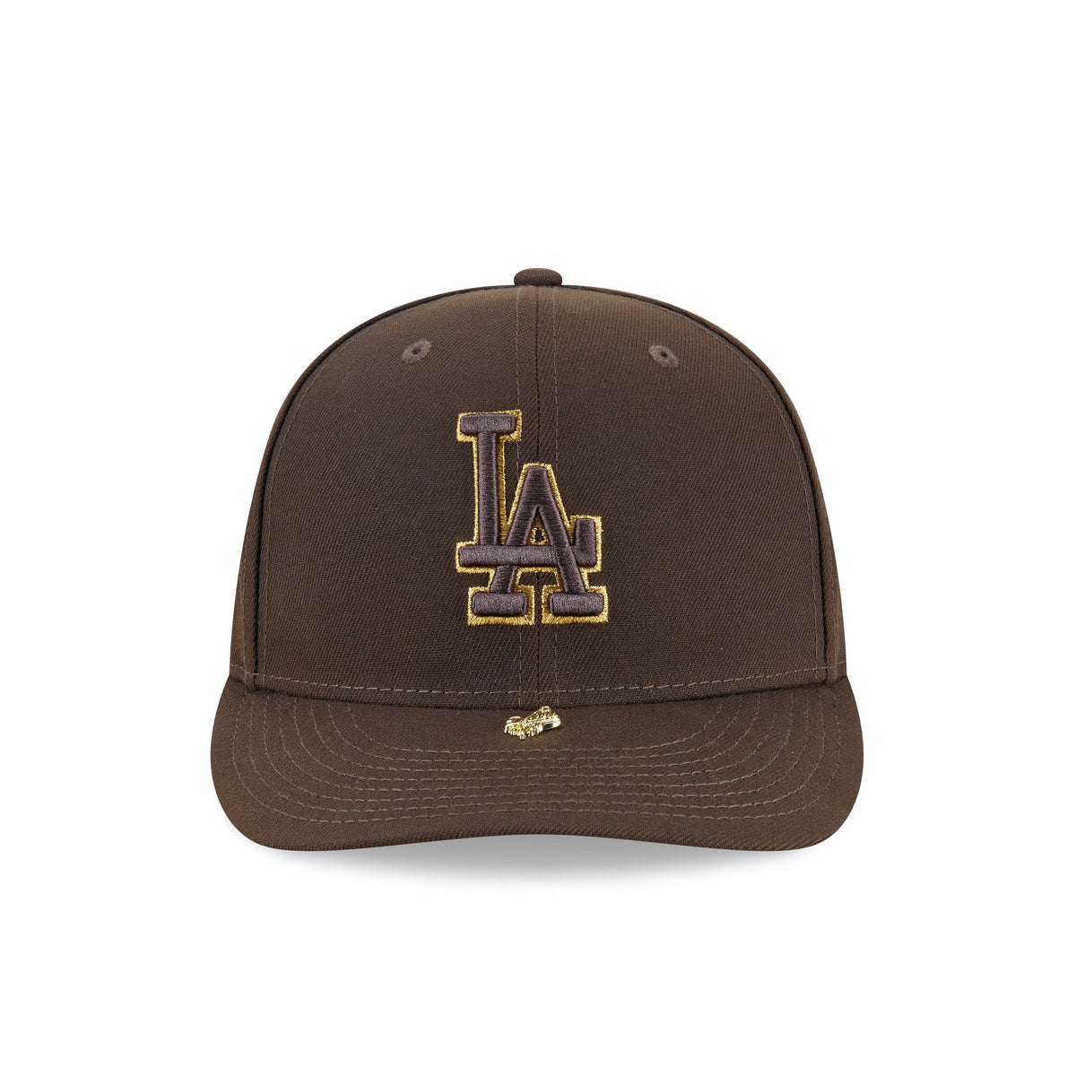 Los Angeles Dodgers Walnut Gold Detail 59FIFTY Fitted Hat