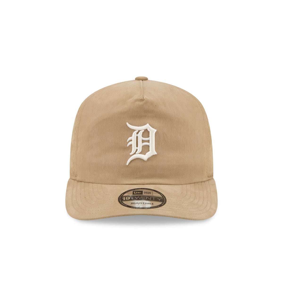 Detroit Tigers Washed Khaki Nylon 19TWENTY Snapback Hat