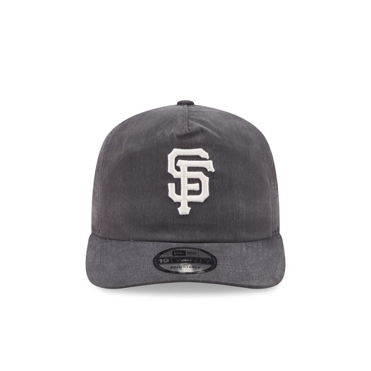 San Francisco Giants Washed Black Nylon 19TWENTY Snapback Hat