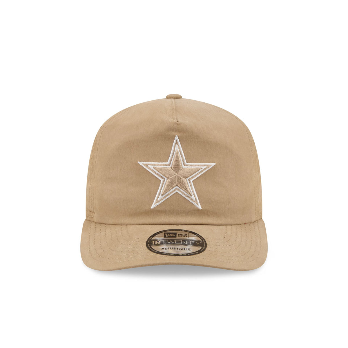Dallas Cowboys Washed Khaki Nylon 19TWENTY Snapback Hat
