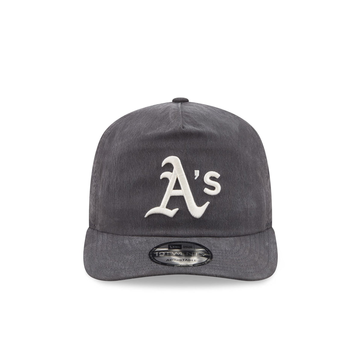 Athletics Washed Black Nylon 19TWENTY Snapback Hat