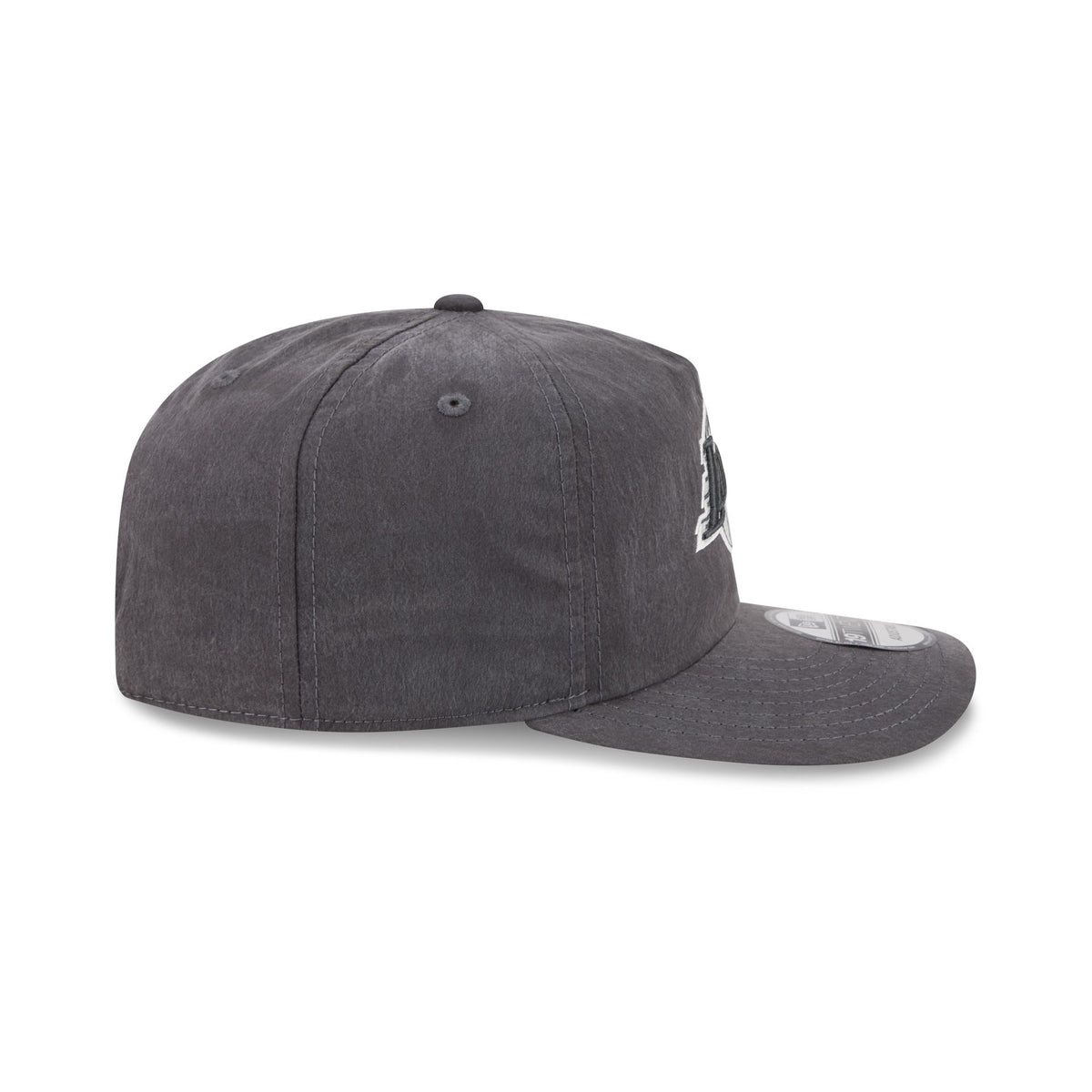 Los Angeles Lakers Washed Black Nylon 19TWENTY Snapback Hat
