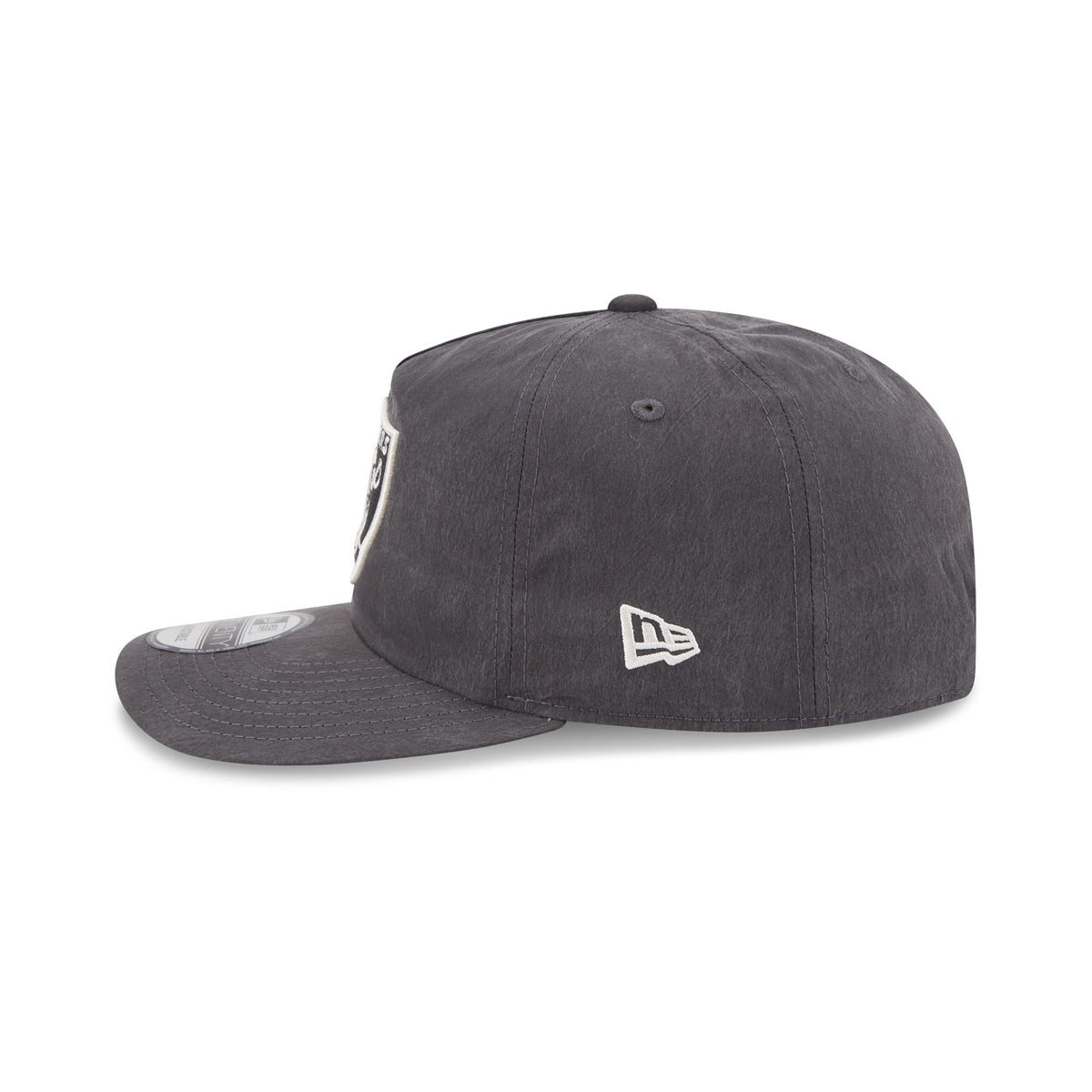 Las Vegas Raiders Washed Black Nylon 19TWENTY Snapback Hat