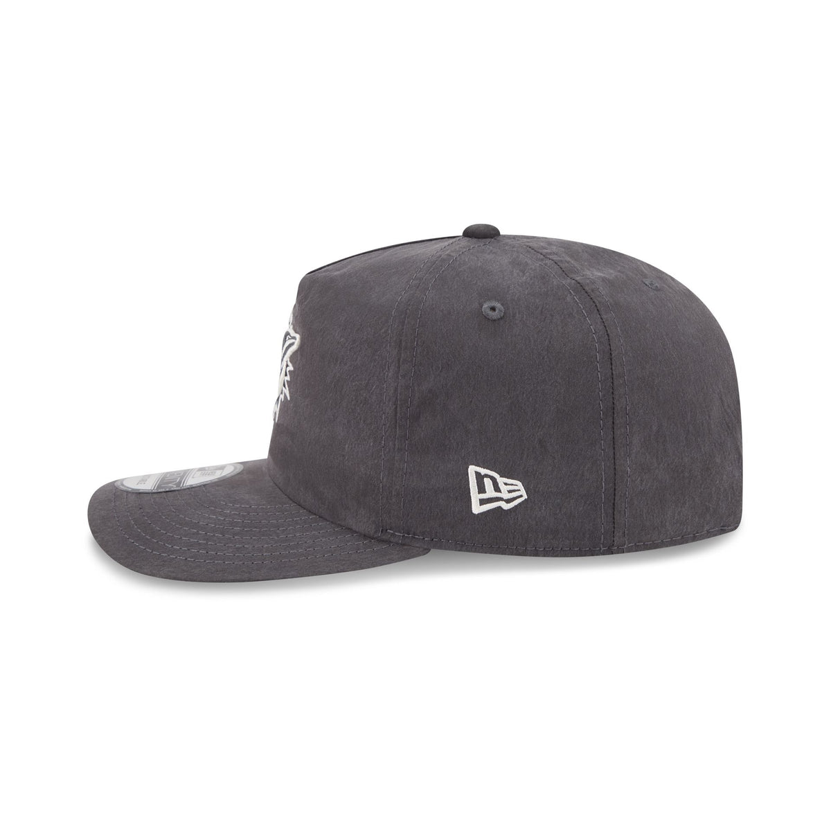 Miami Dolphins Washed Black Nylon 19TWENTY Snapback Hat