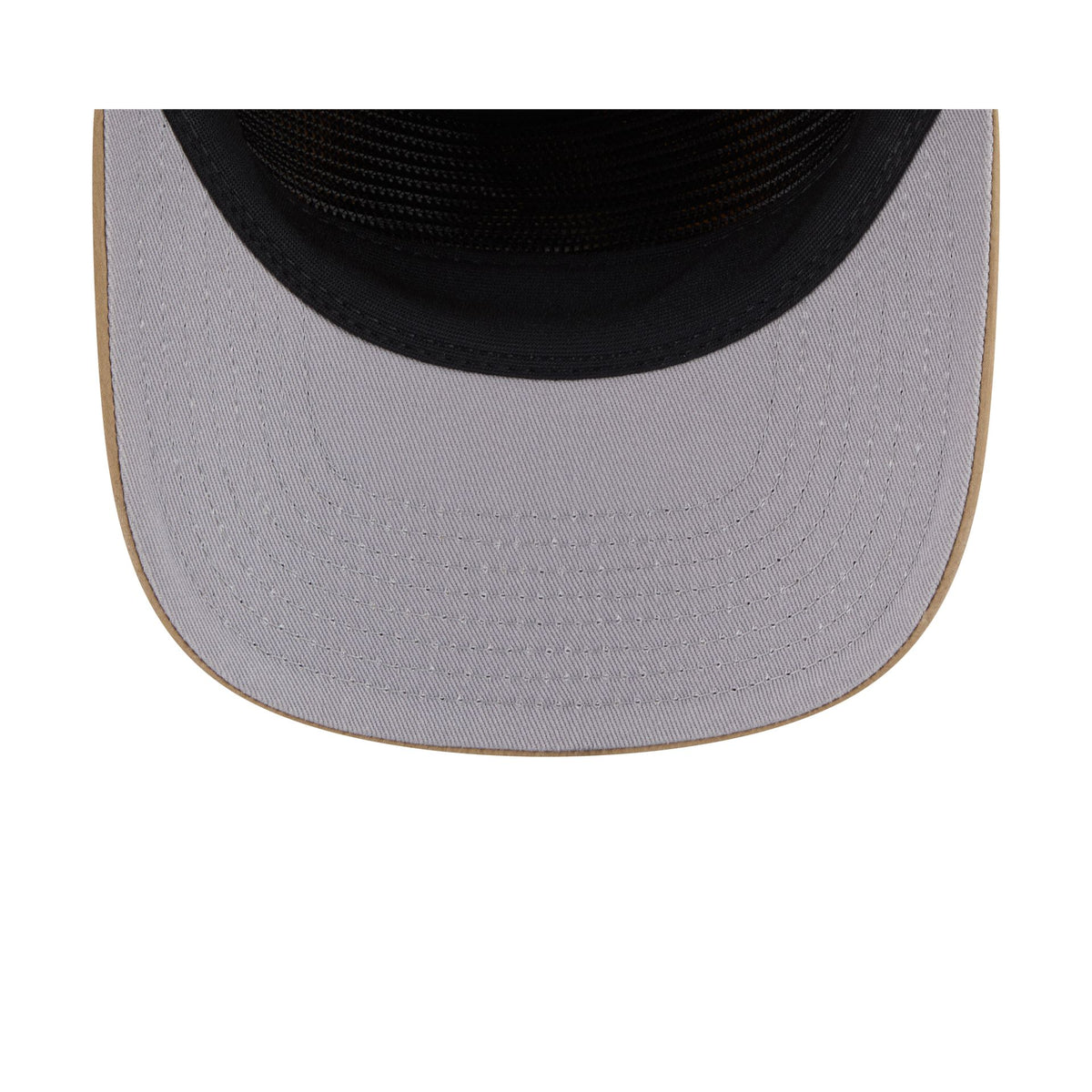Pittsburgh Steelers Washed Khaki Nylon 19TWENTY Snapback Hat