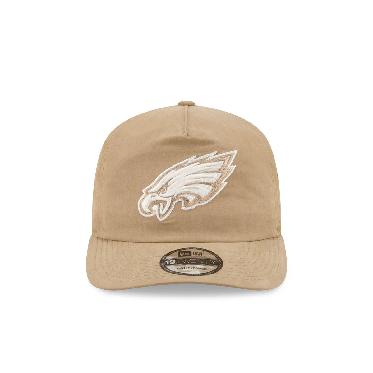 Philadelphia Eagles Washed Khaki Nylon 19TWENTY Snapback Hat