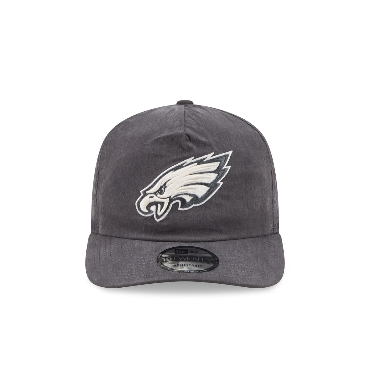 Philadelphia Eagles Washed Black Nylon 19TWENTY Snapback Hat