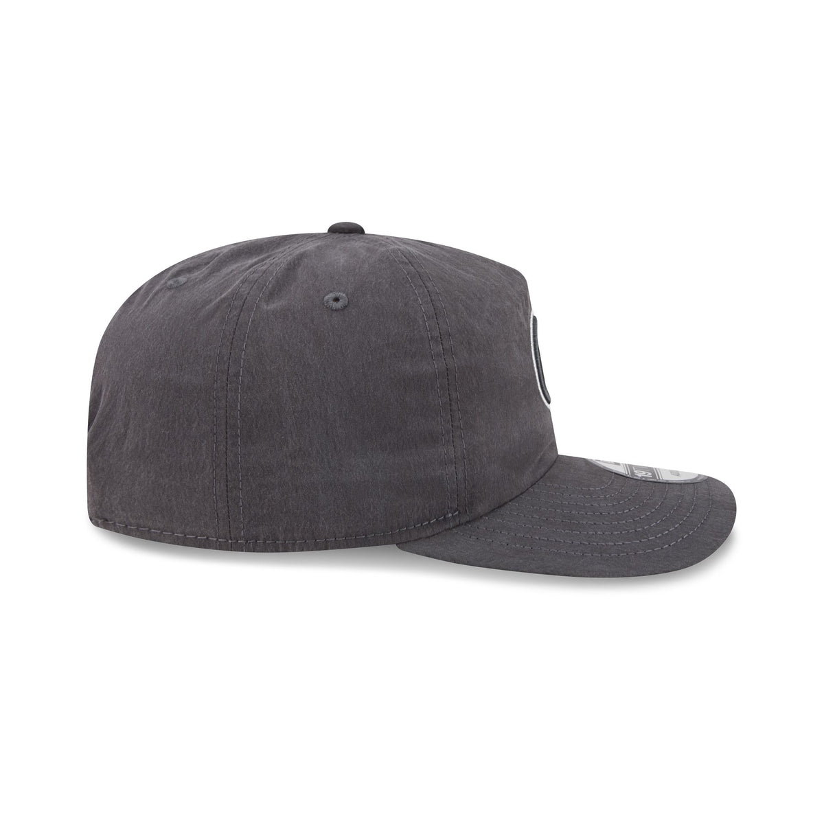 Pittsburgh Steelers Washed Black Nylon 19TWENTY Snapback Hat