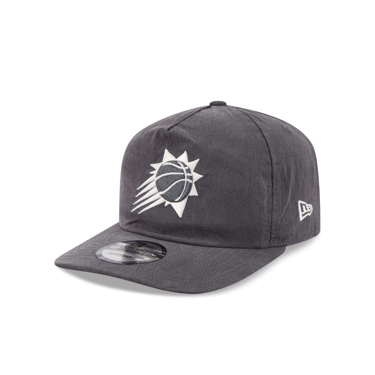 Phoenix Suns Washed Black Nylon 19TWENTY Snapback Hat