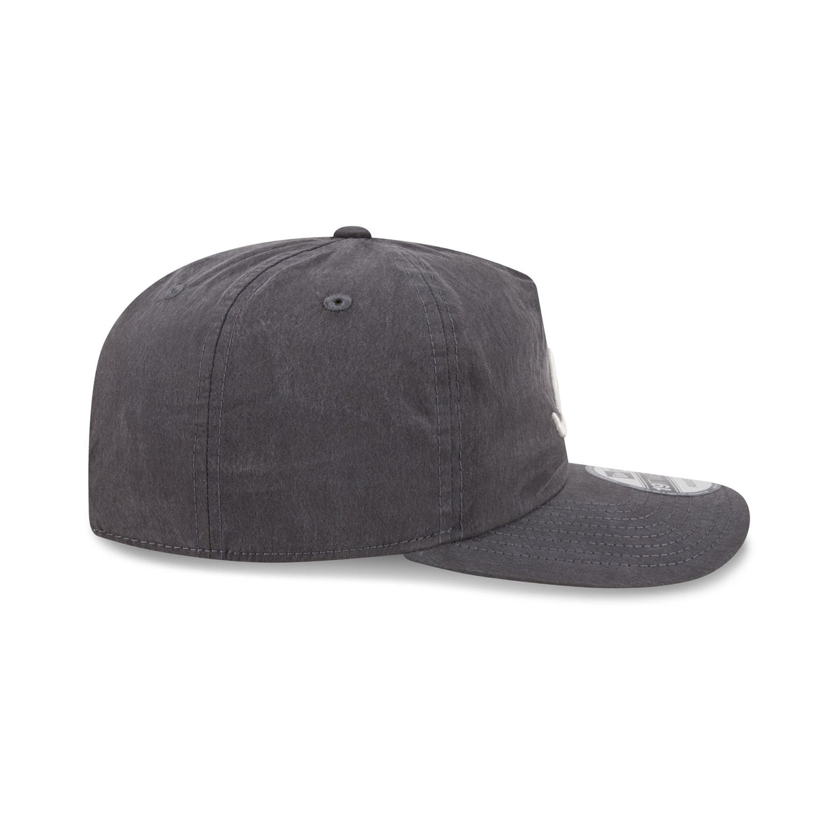 Atlanta Braves Washed Black Nylon 19TWENTY Snapback Hat
