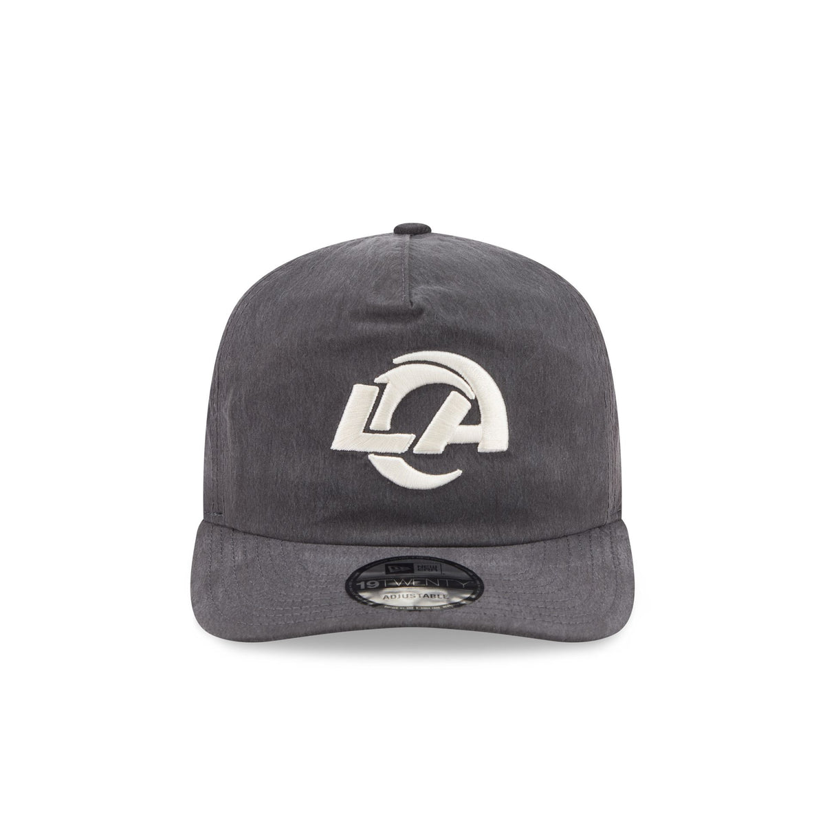 Los Angeles Rams Washed Black Nylon 19TWENTY Snapback Hat