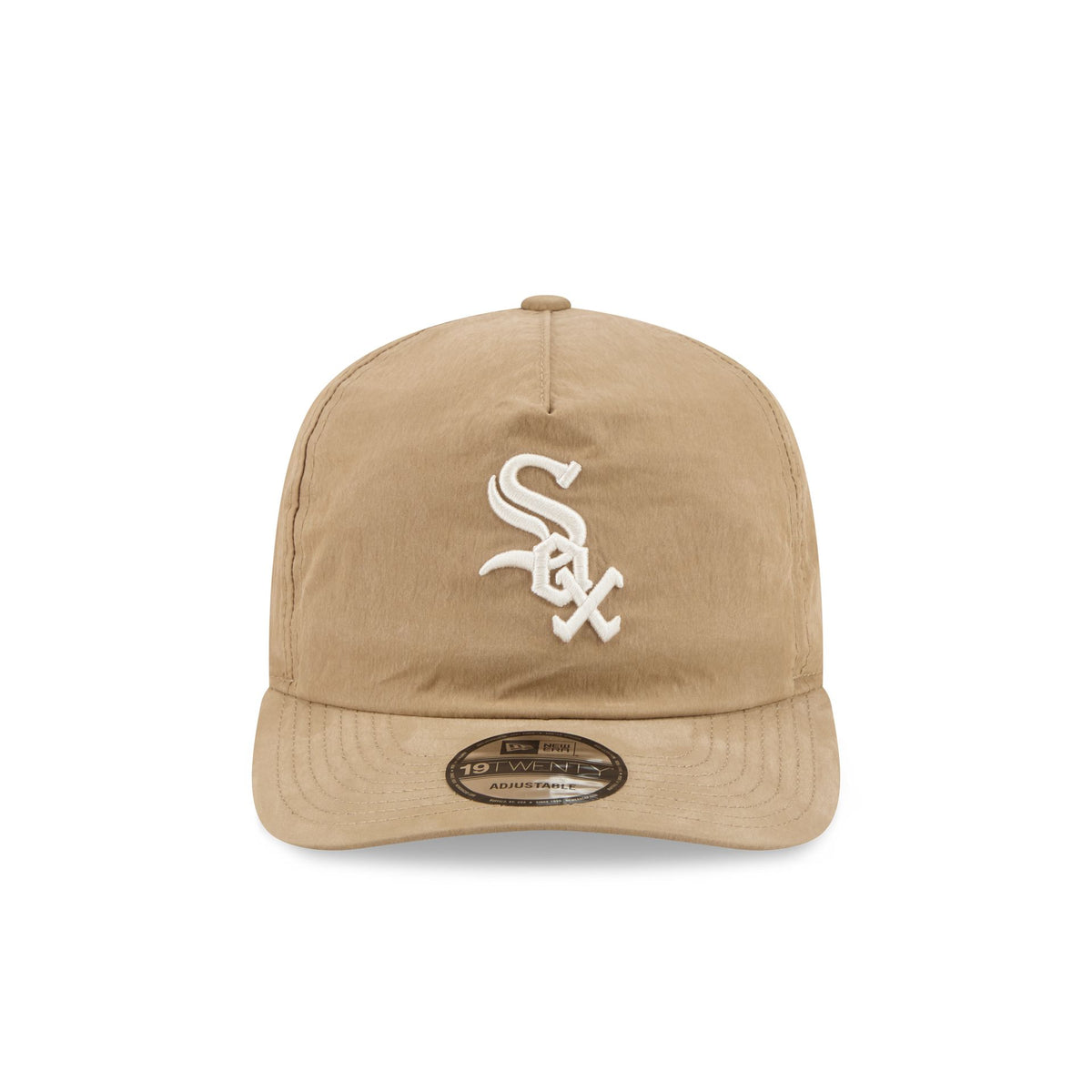 Chicago White Sox Washed Khaki Nylon 19TWENTY Snapback Hat