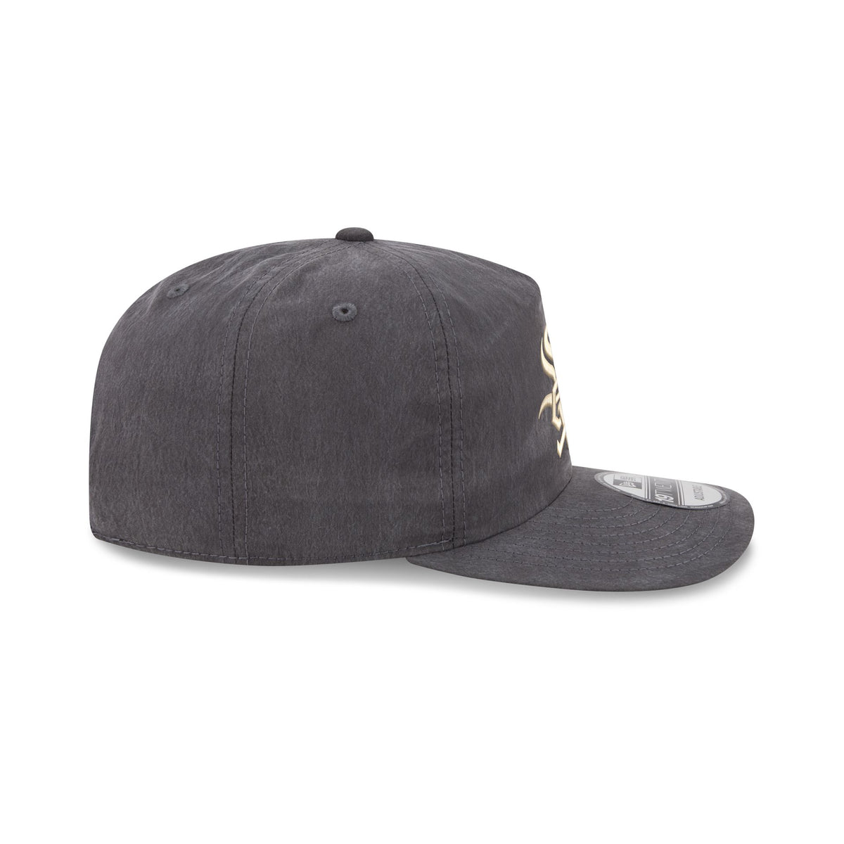Chicago White Sox Washed Black Nylon 19TWENTY Snapback Hat
