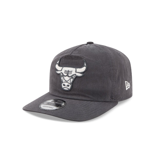 Chicago Bulls Washed Black Nylon 19TWENTY Snapback Hat