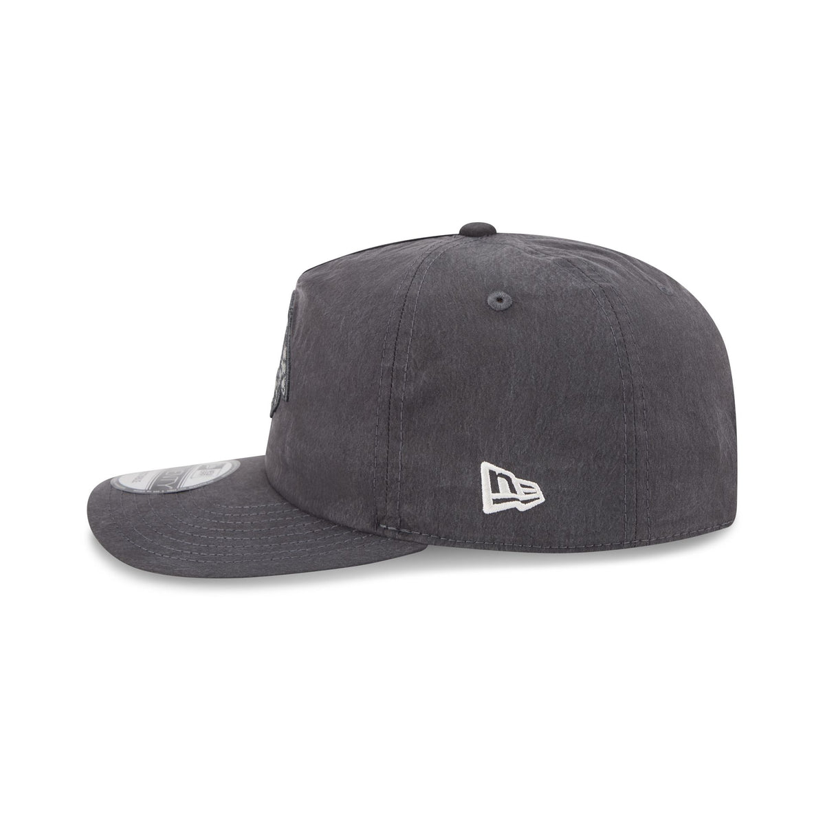 Chicago Blackhawks Washed Black Nylon 19TWENTY Snapback Hat