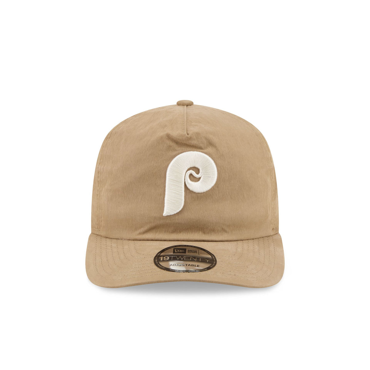 Philadelphia Phillies Washed Khaki Nylon 19TWENTY Snapback Hat