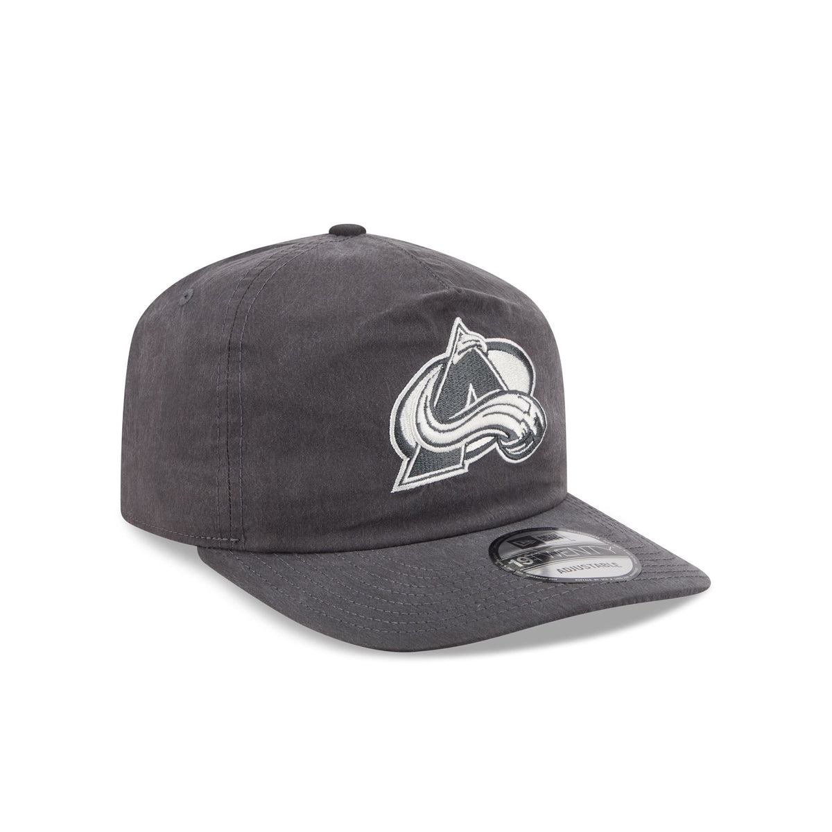 Colorado Avalanche Washed Black Nylon 19TWENTY Snapback Hat