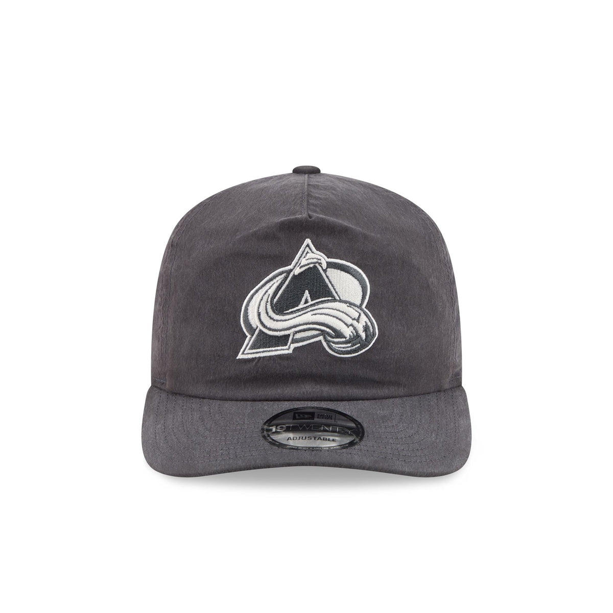 Colorado Avalanche Washed Black Nylon 19TWENTY Snapback Hat