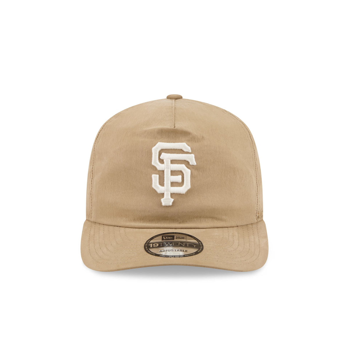 San Francisco Giants Washed Khaki Nylon 19TWENTY Snapback Hat