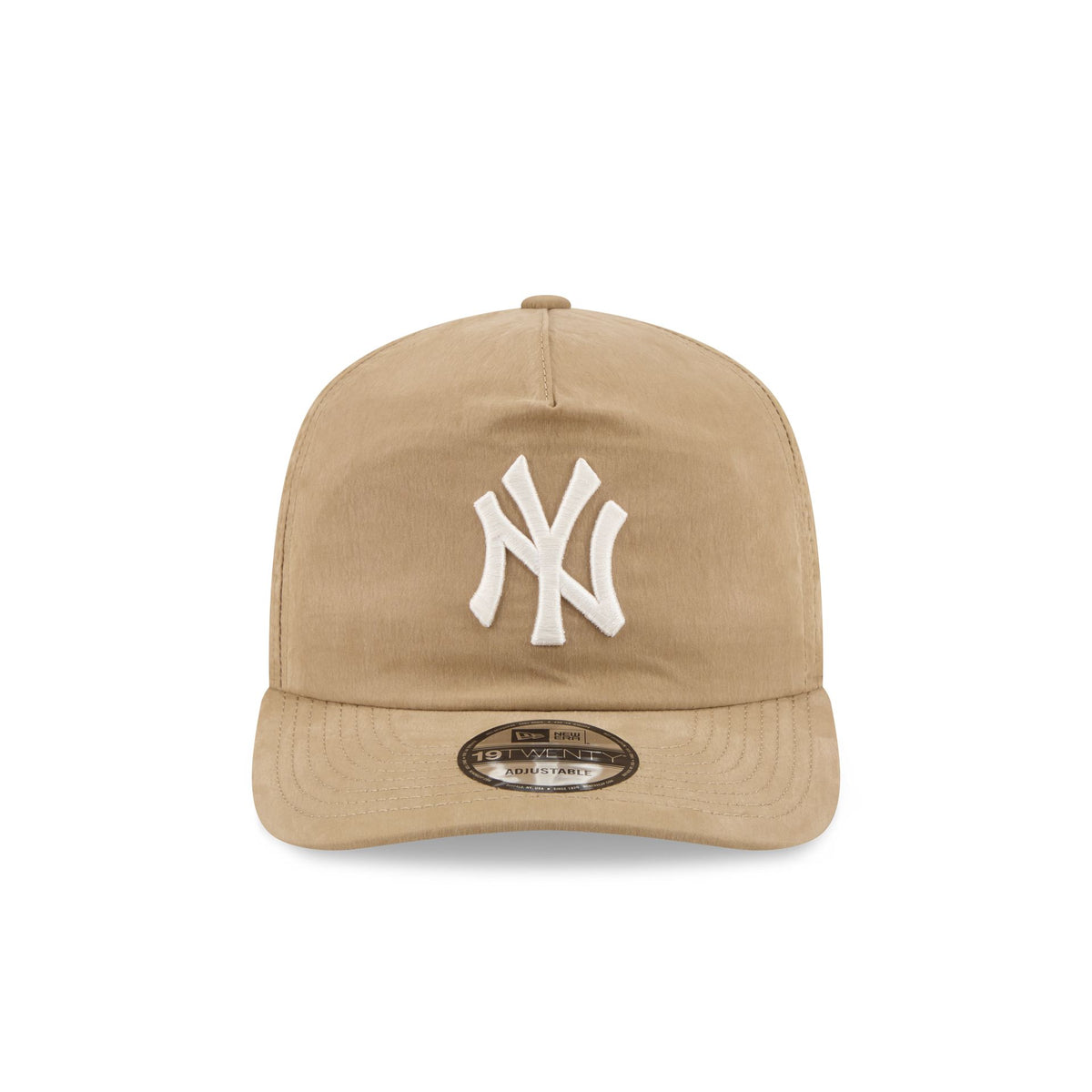 New York Yankees Washed Khaki Nylon 19TWENTY Snapback Hat