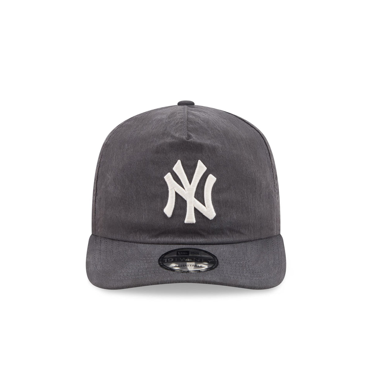 New York Yankees Washed Black Nylon 19TWENTY Snapback Hat