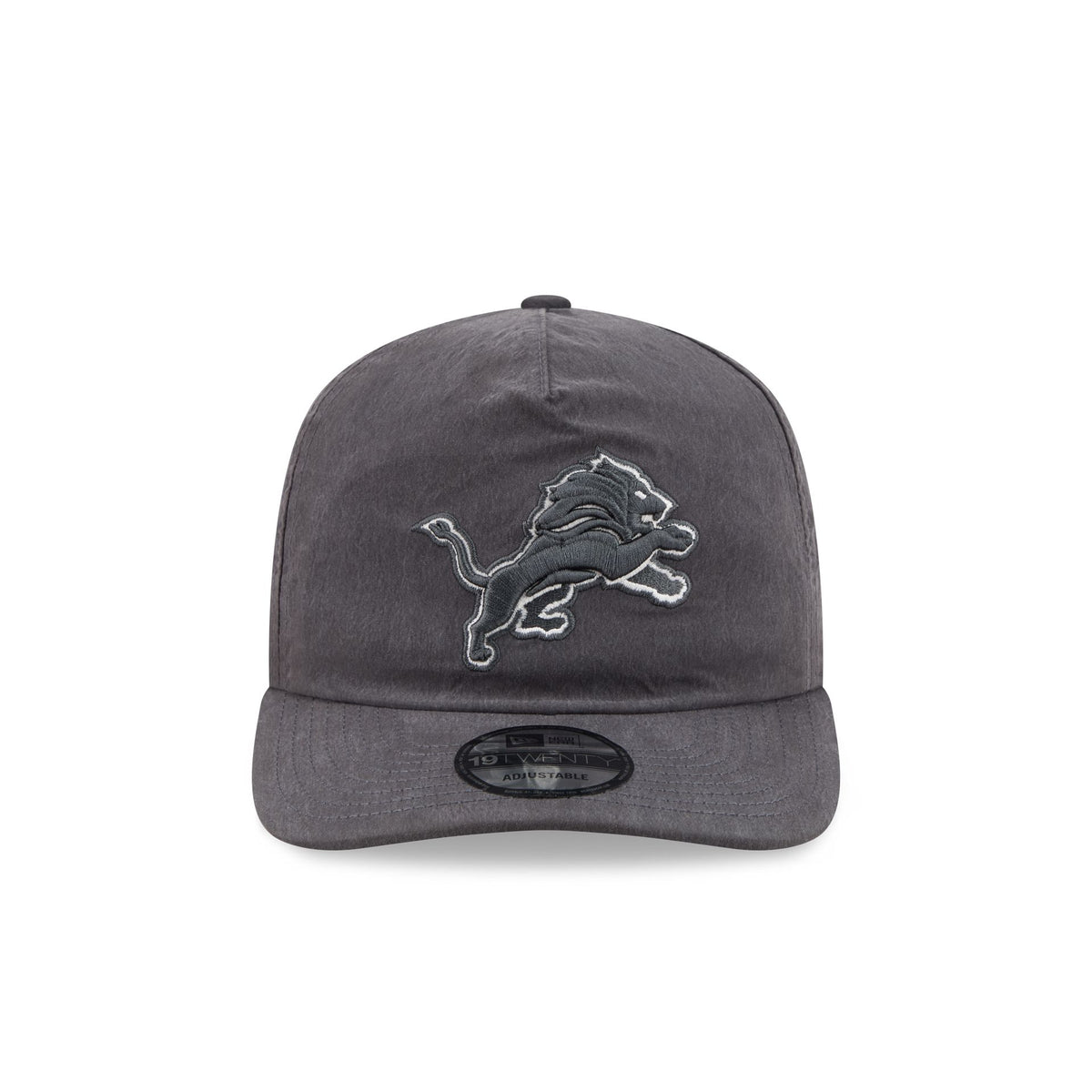 Detroit Lions Washed Black Nylon 19TWENTY Snapback Hat