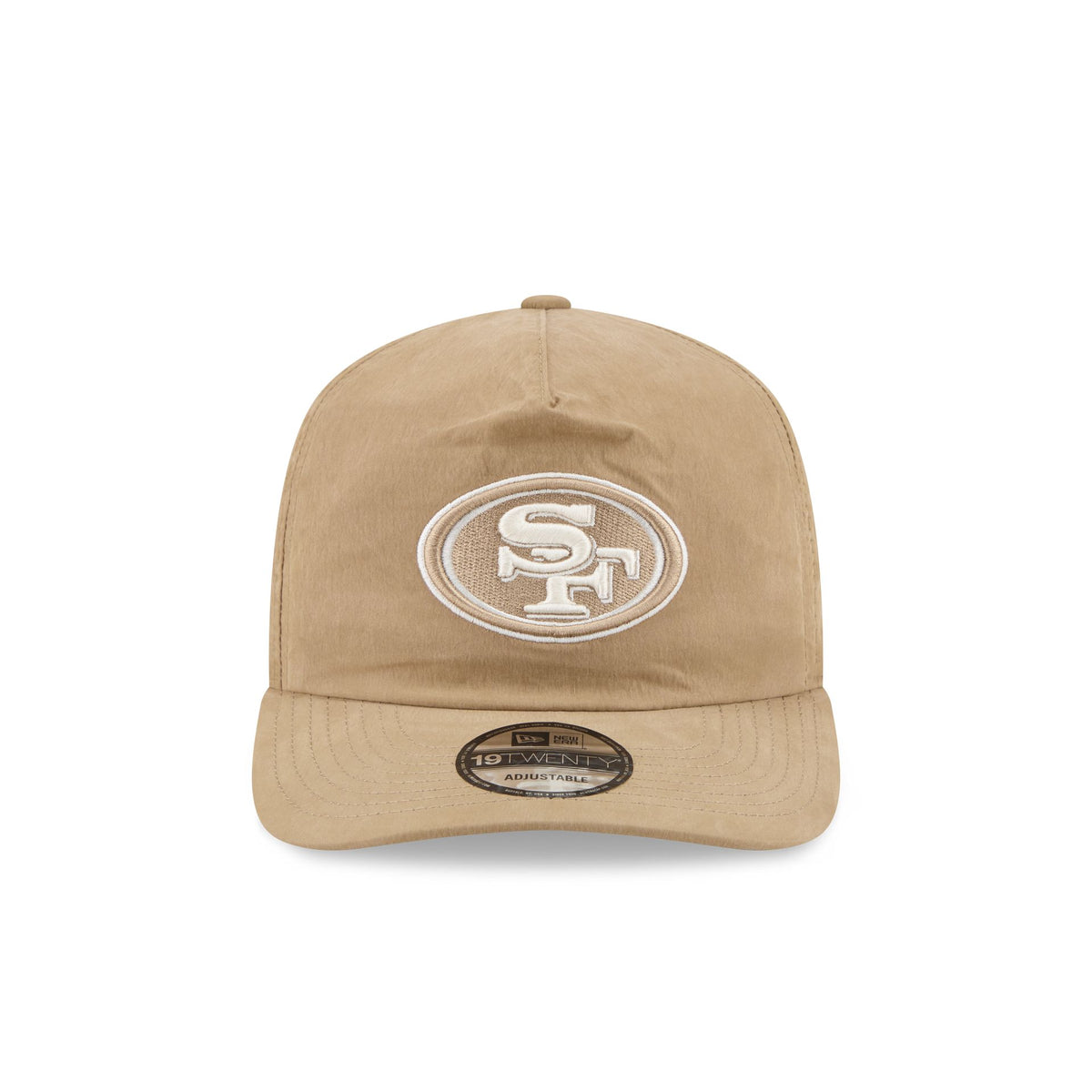 San Francisco 49ers Washed Khaki Nylon 19TWENTY Snapback Hat