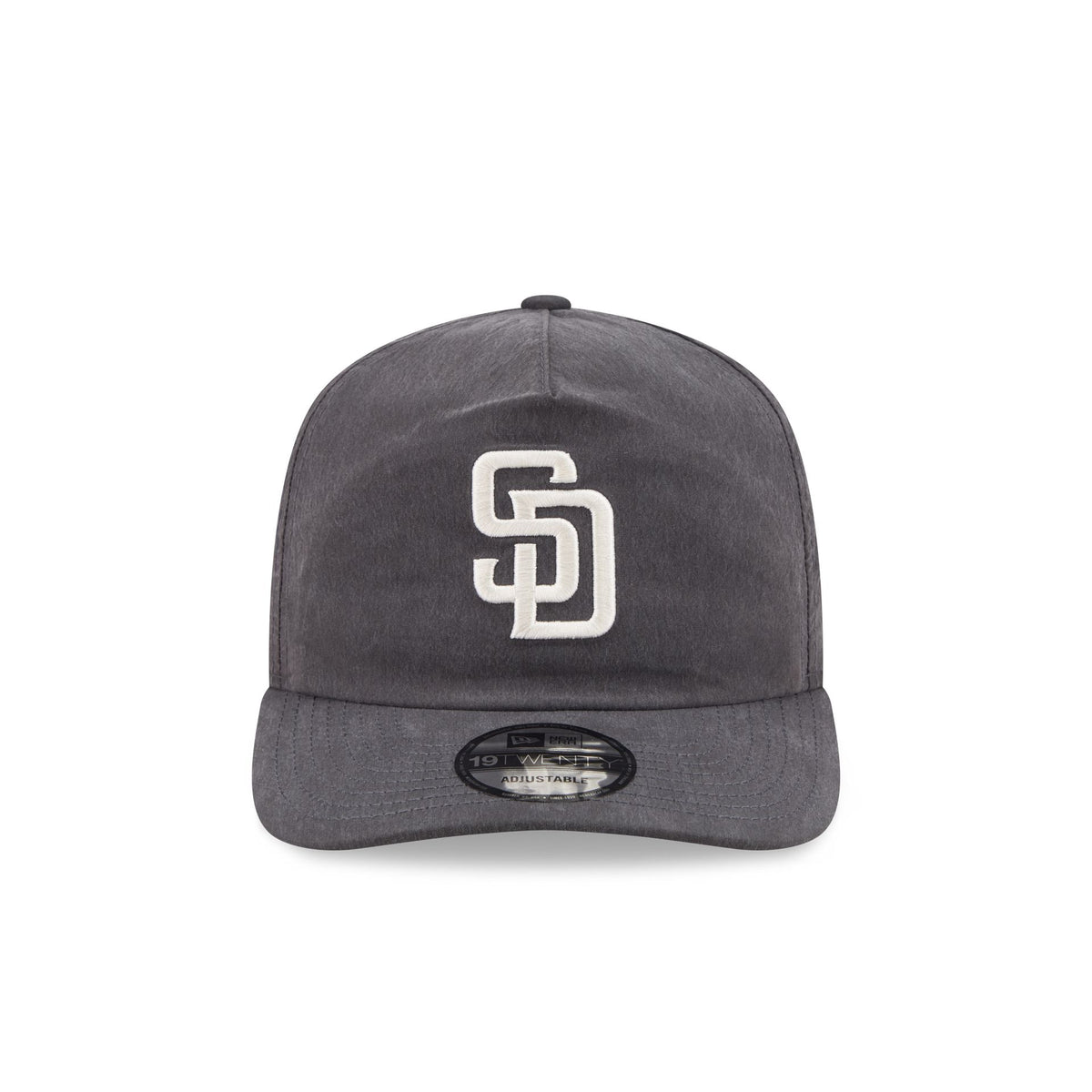 San Diego Padres Washed Black Nylon 19TWENTY Snapback Hat