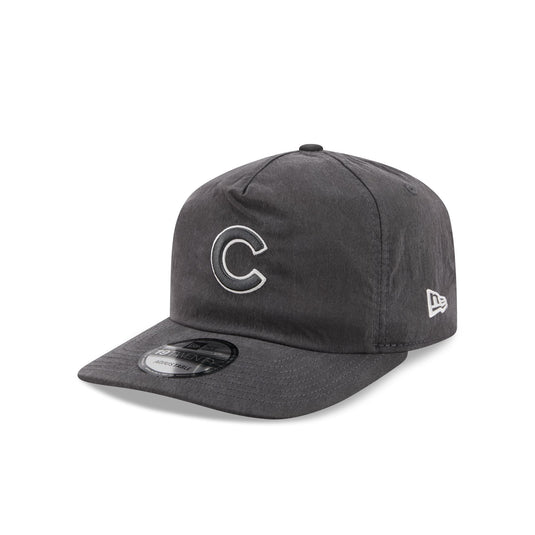 Chicago Cubs Washed Black Nylon 19TWENTY Snapback Hat