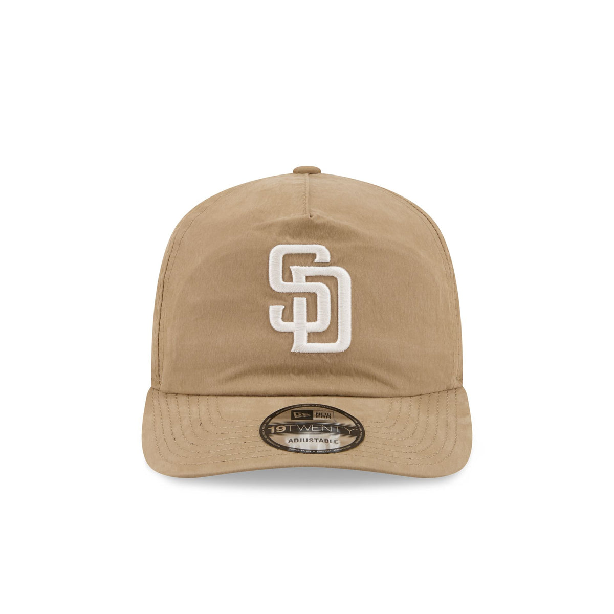 San Diego Padres Washed Khaki Nylon 19TWENTY Snapback Hat