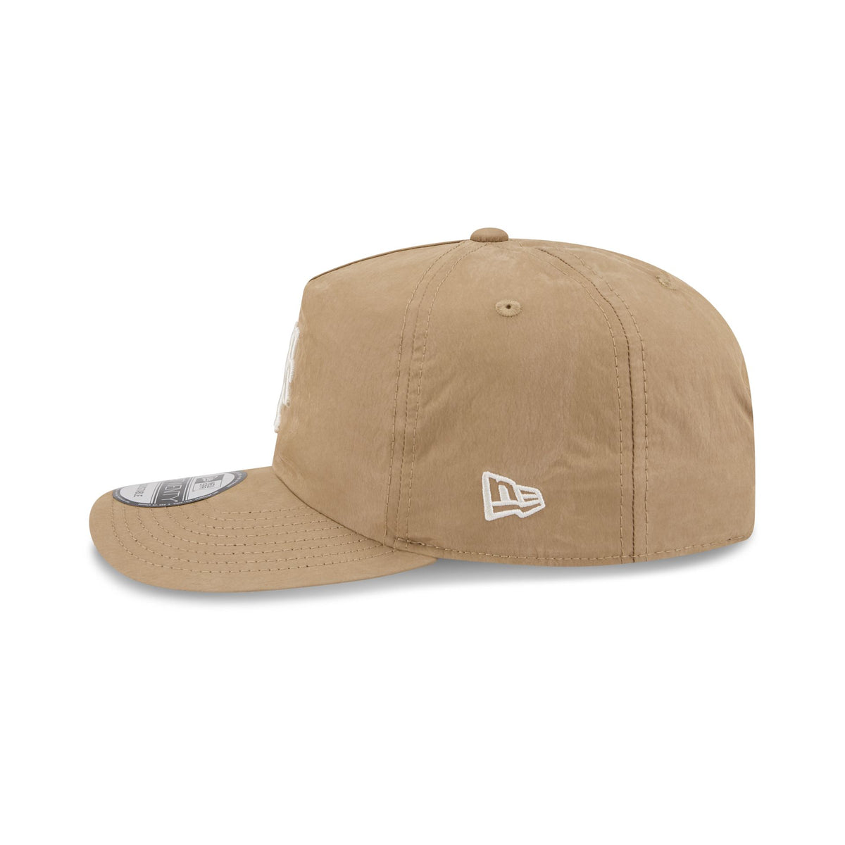New York Mets Washed Khaki Nylon 19TWENTY Snapback Hat
