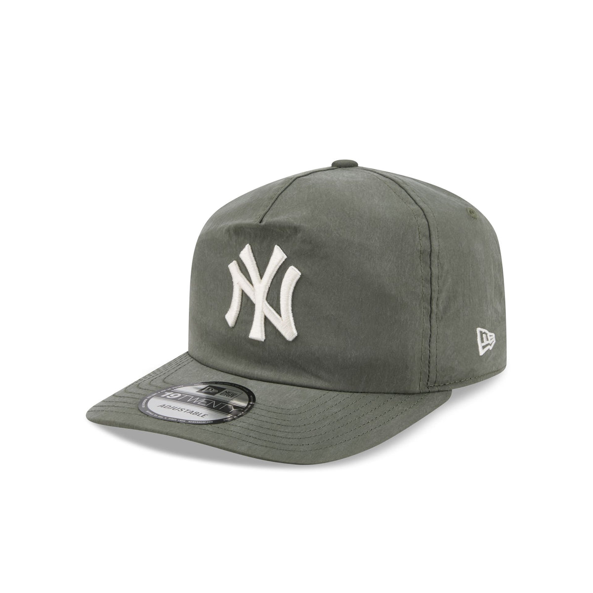 New York Yankees Washed Green Nylon 19TWENTY Snapback Hat
