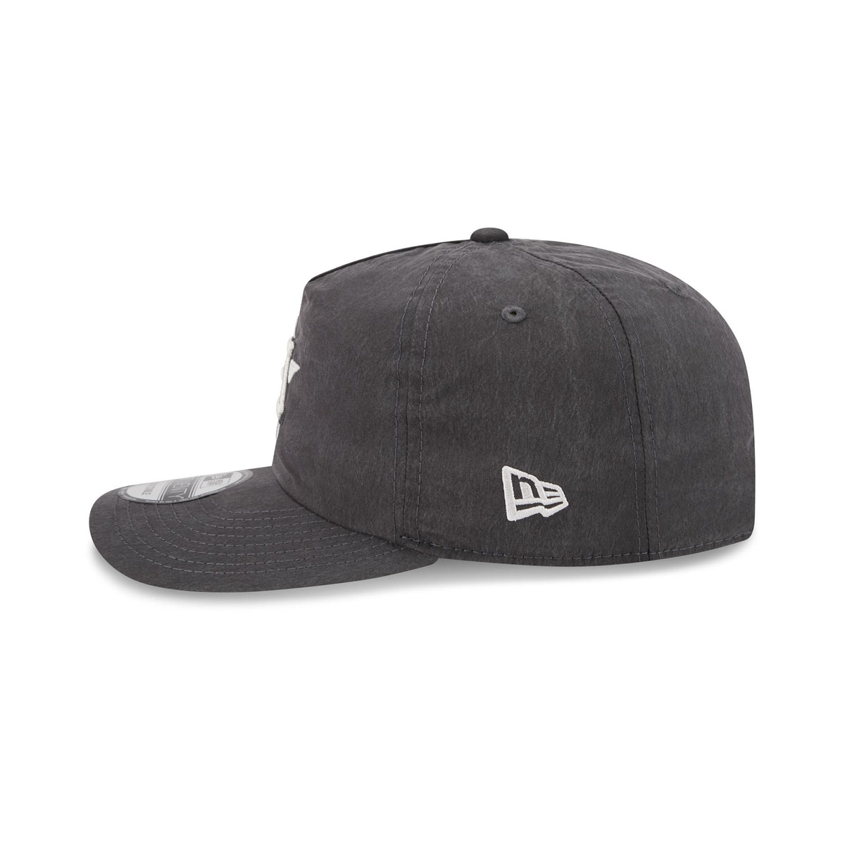 Houston Astros Washed Black Nylon 19TWENTY Snapback Hat