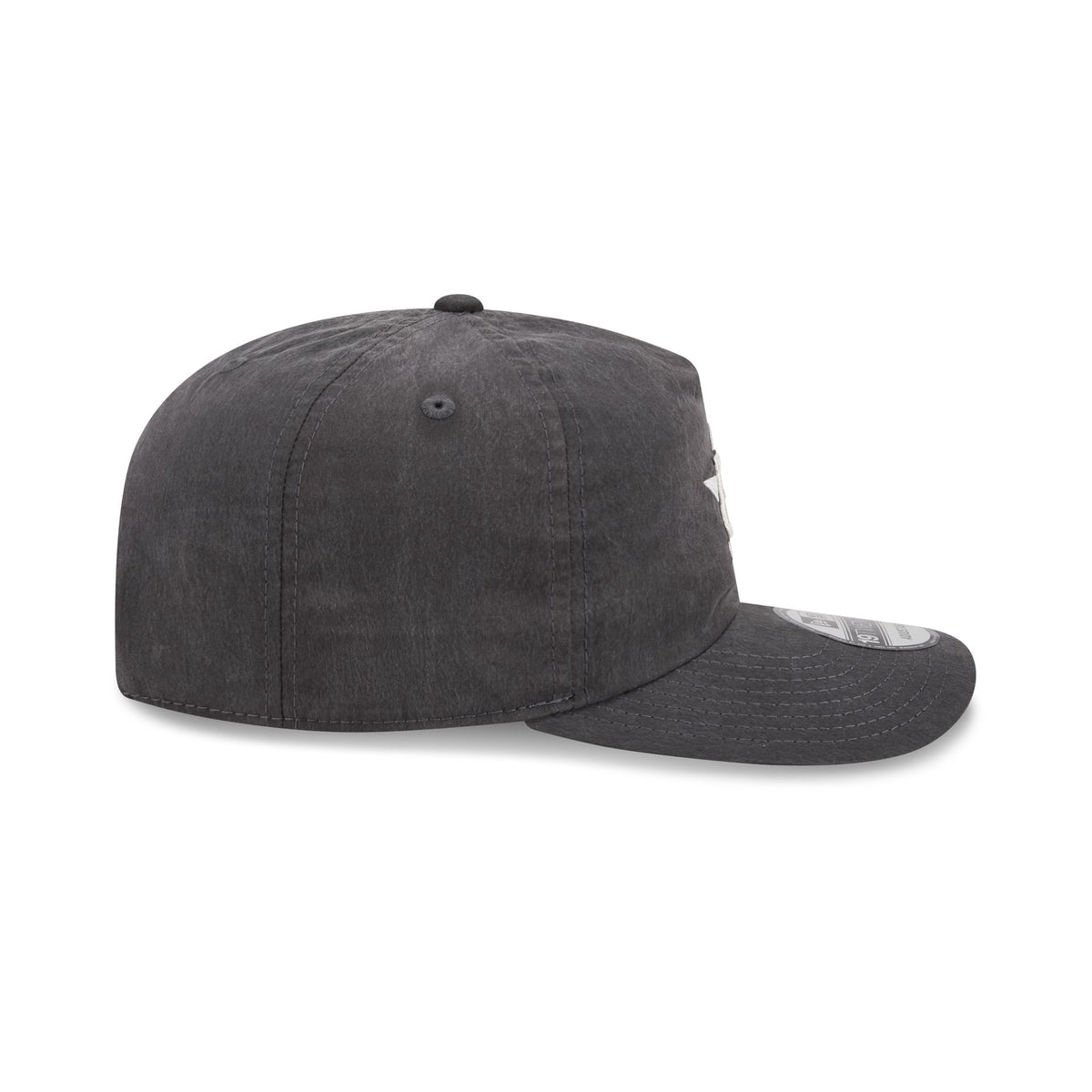 Houston Astros Washed Black Nylon 19TWENTY Snapback Hat