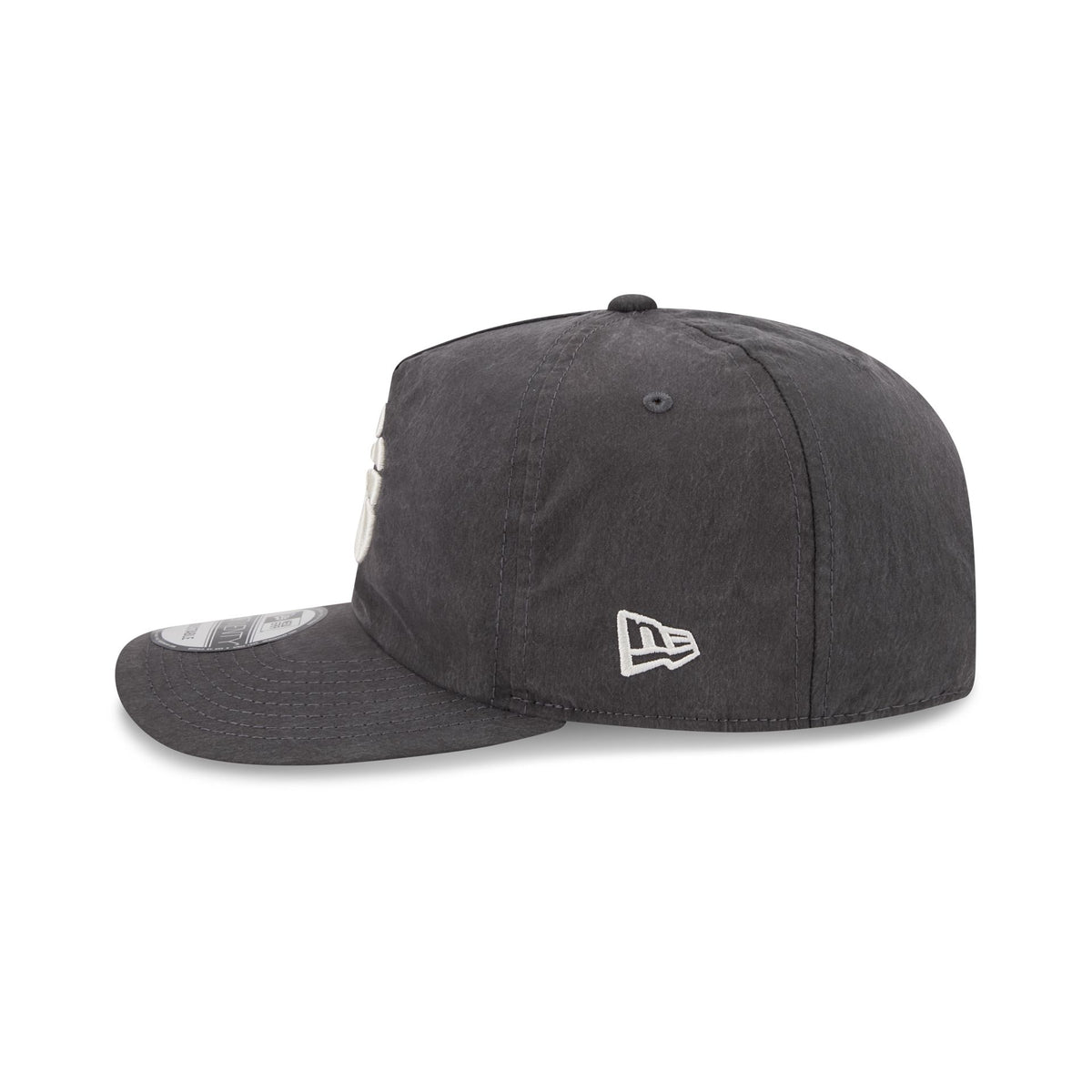 Toronto Raptors Washed Black Nylon 19TWENTY Snapback Hat