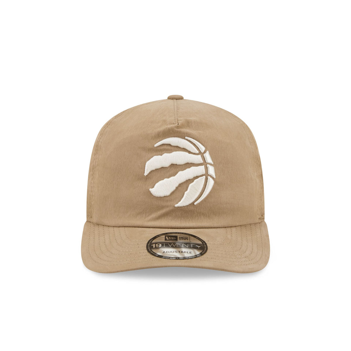 Toronto Raptors Washed Khaki Nylon 19TWENTY Snapback Hat