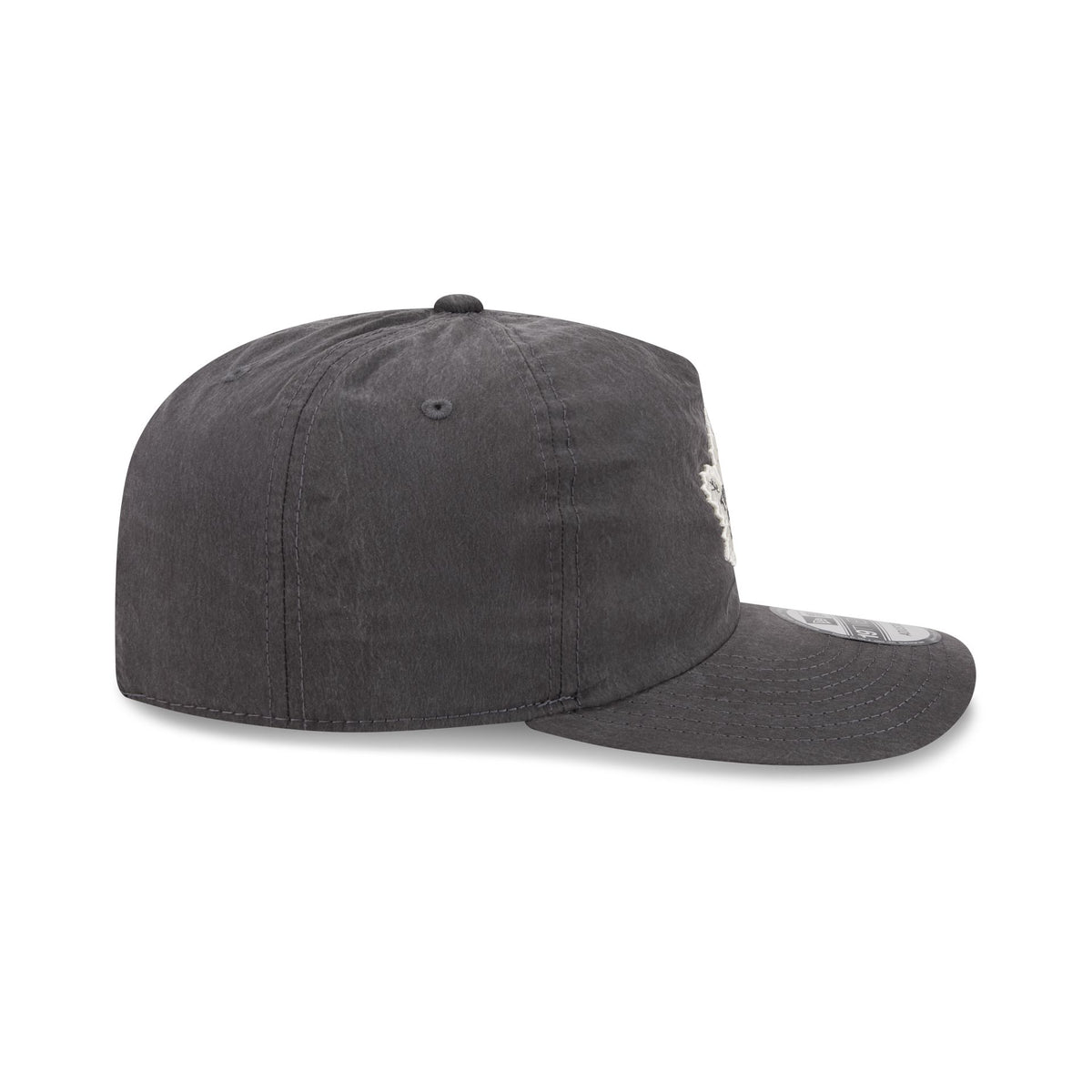 Toronto Maple Leafs Washed Black Nylon 19TWENTY Snapback Hat