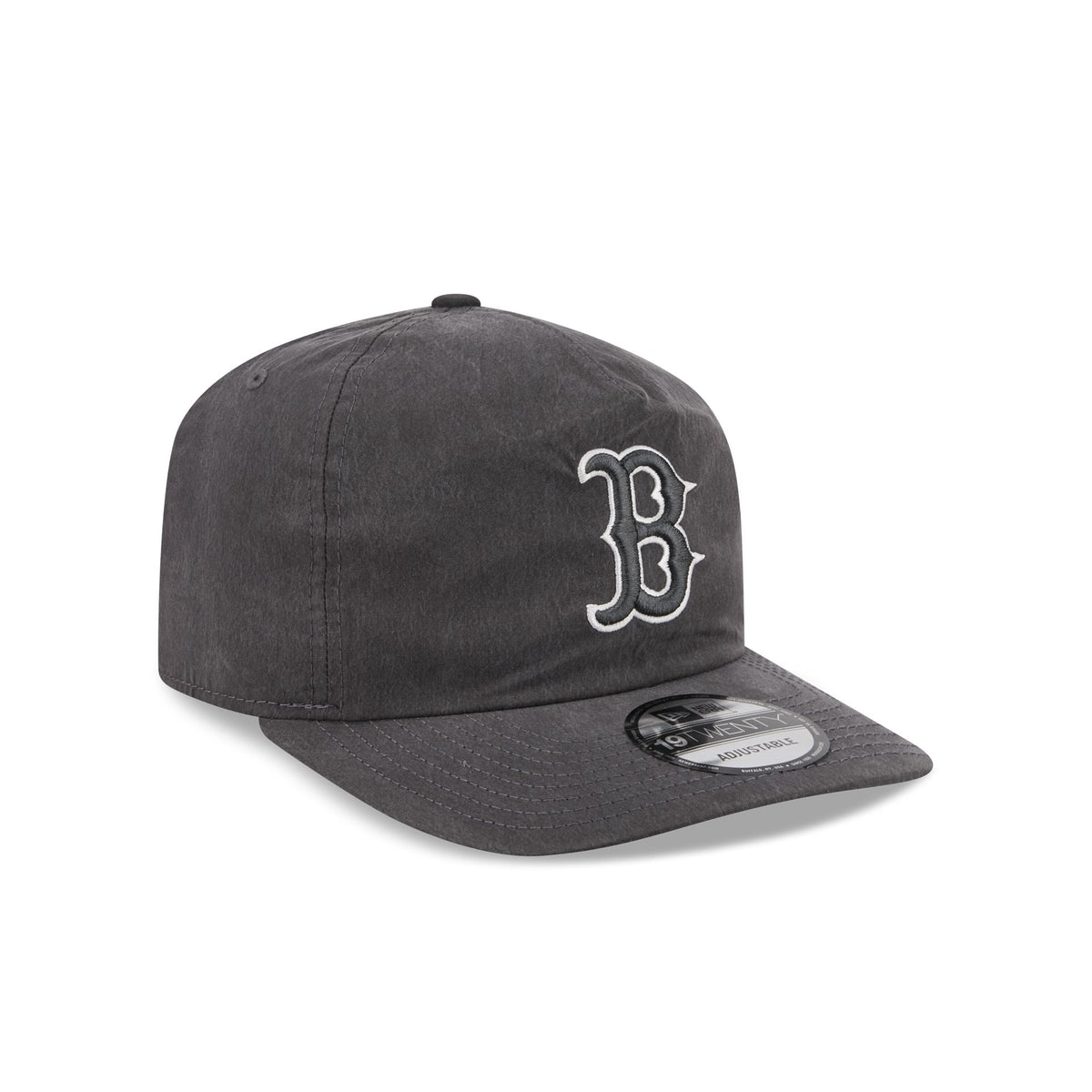 Boston Red Sox Washed Black Nylon 19TWENTY Snapback Hat
