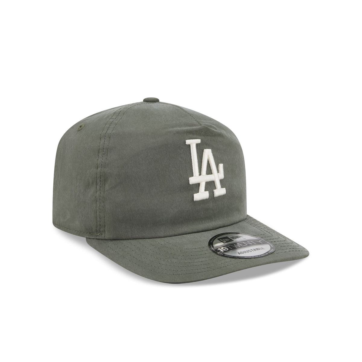 Los Angeles Dodgers Washed Green Nylon 19TWENTY Snapback Hat
