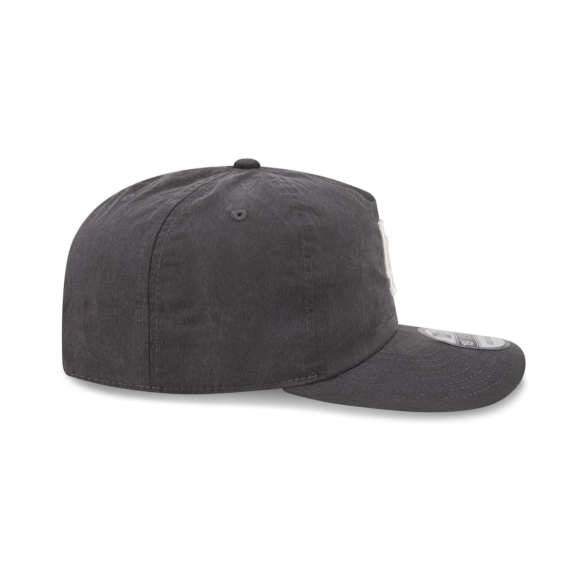 Los Angeles Dodgers Washed Black Nylon 19TWENTY Snapback Hat