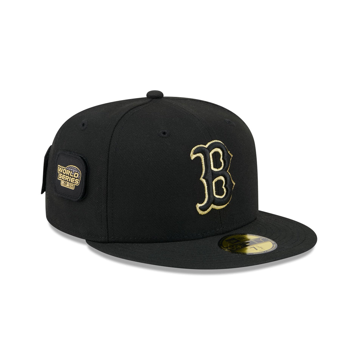 Boston Red Sox Patchwork Black 59FIFTY Fitted Hat