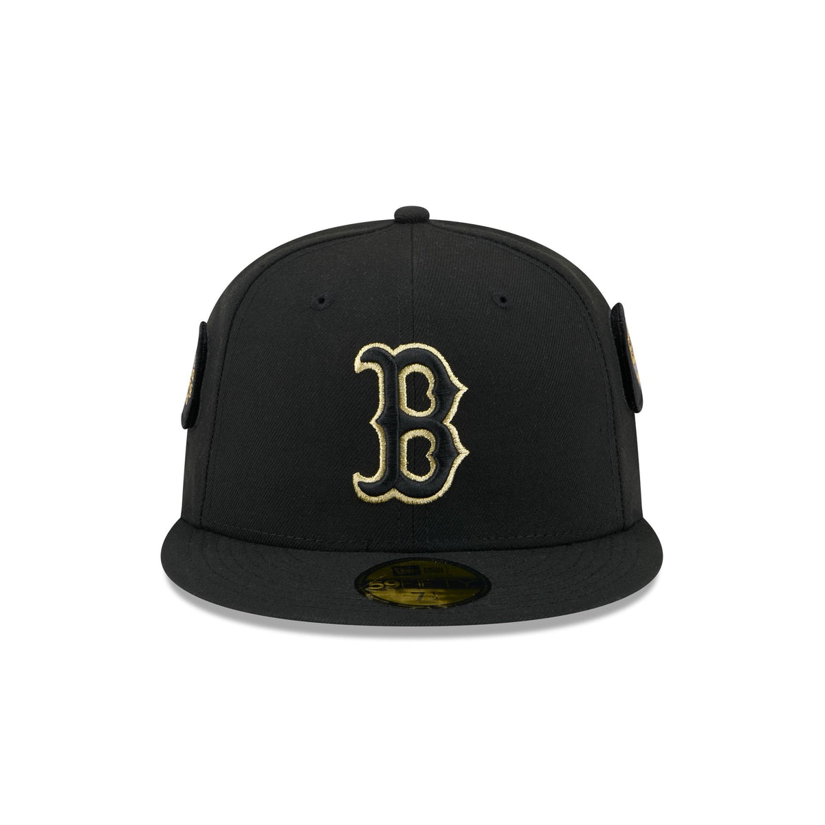 Boston Red Sox Patchwork Black 59FIFTY Fitted Hat