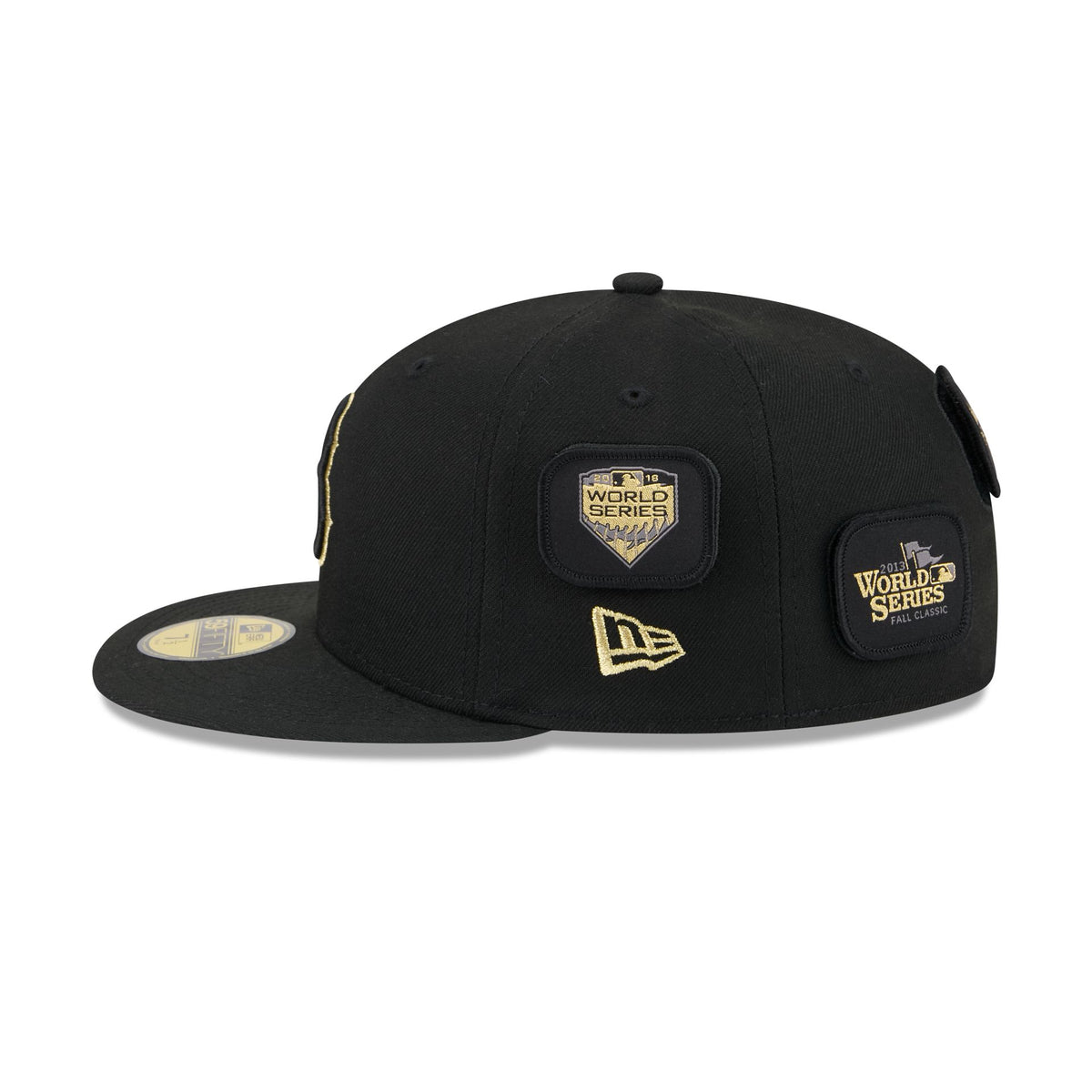 Boston Red Sox Patchwork Black 59FIFTY Fitted Hat