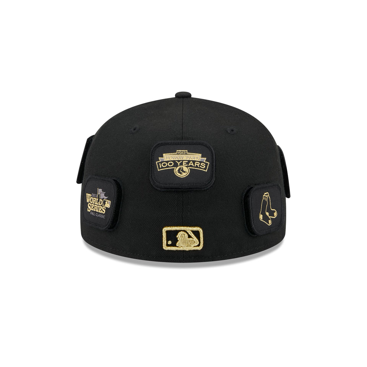 Boston Red Sox Patchwork Black 59FIFTY Fitted Hat