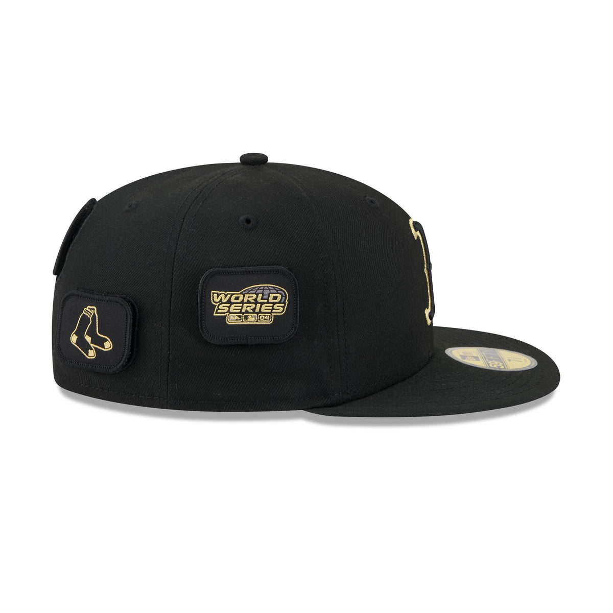 Boston Red Sox Patchwork Black 59FIFTY Fitted Hat