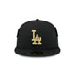 Los Angeles Dodgers Patchwork Black 59FIFTY Fitted Hat