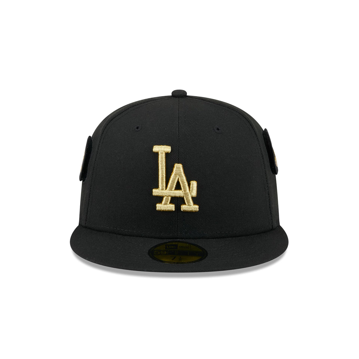 Los Angeles Dodgers Patchwork Black 59FIFTY Fitted Hat