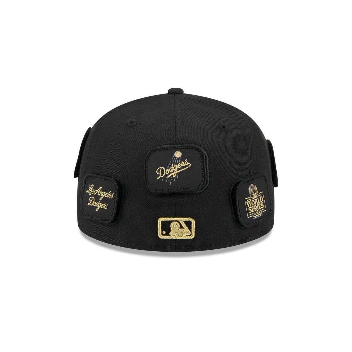 Los Angeles Dodgers Patchwork Black 59FIFTY Fitted Hat