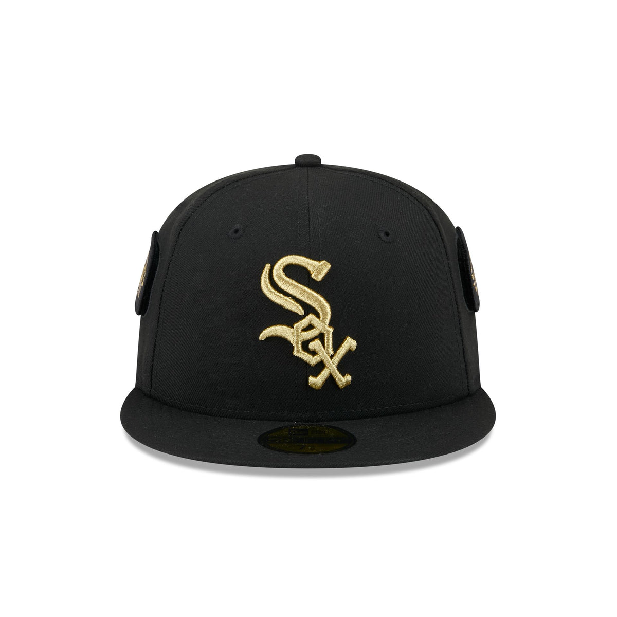 Chicago White Sox Patchwork Black 59FIFTY Fitted Hat